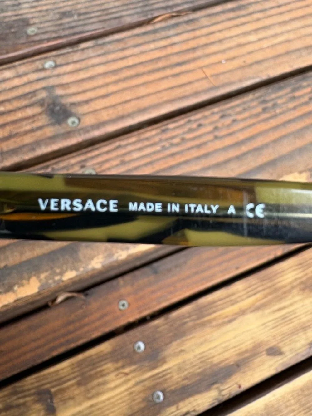 Versace VE1184 1319 Semi-Rimless Eyeglasses Frames w/Original Case Made in Italy